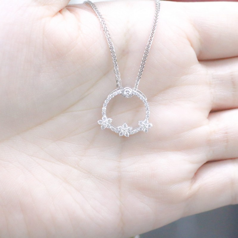 dây chuyền kim cương 002